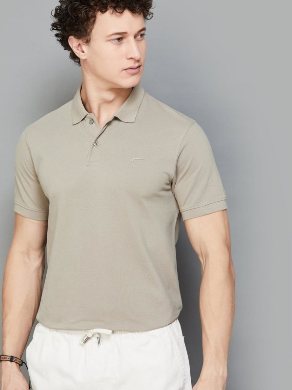Sage Solid Polo T-shirt