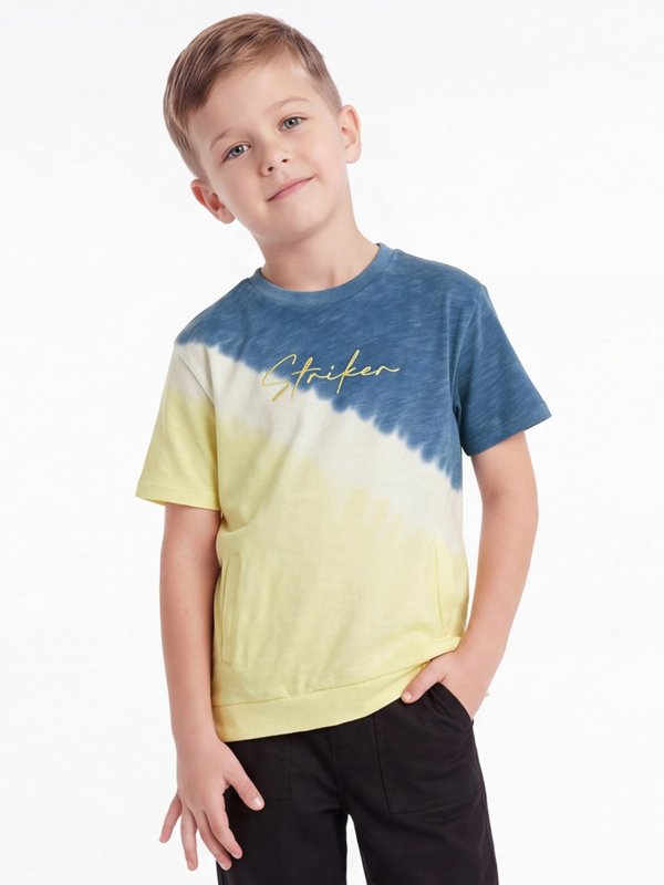 Multicolour Boys Tie & Dye T-shirt
